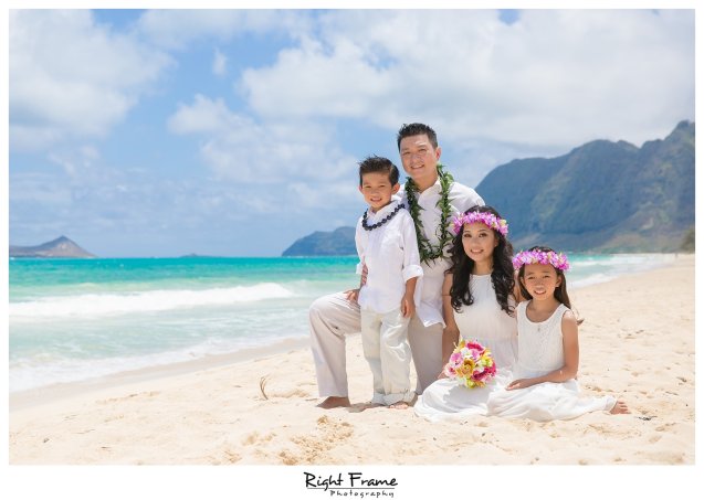 Oahu Wedding Vow Renewal Ceremony