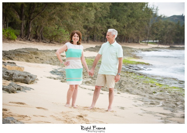 Sunset Family Portraits at Turtle Bay Stables Beach