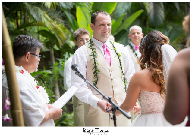 Place to Get Married Hale Koa Estate Oahu Hawaii