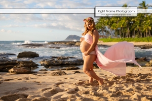 Hawaii Pregnancy Photoshoot at Ko Olina